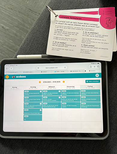 LERNblog 1 Schon zu Beginn der Klasse 5 war mir eines immer besonders wichtig: Lernende sollen wissen, wohin sie lernen. Nicht, weil sie müssen, sondern weil Lernen ohne Ziel kaum Raum für Reflexion lässt.