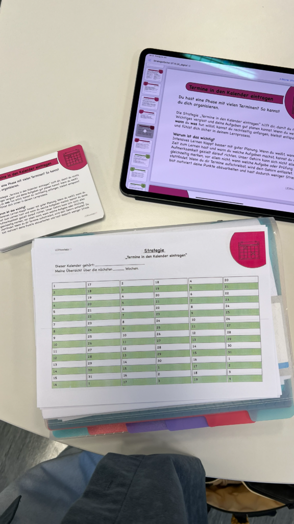 LERNblog 3 Nach den Herbstferien habe ich meinen Lernenden eine einfache Frage gestellt: „Wir haben jetzt noch acht Wochen bis zu den Weihnachtsferien. In dieser Zeit liegt einiges an, wie kannst du dich so organisieren, dass du gut, entspannt und erfolgreich lernen kannst?“
